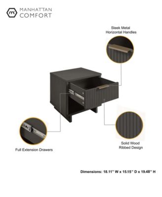 Granville 2-Piece 1-Drawer Nightstand Set