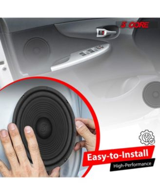 8 Inch Subwoofer Speaker 500W Peak 4 Ohm Replacement Car door Bass Sub Woofer - 4 PCS