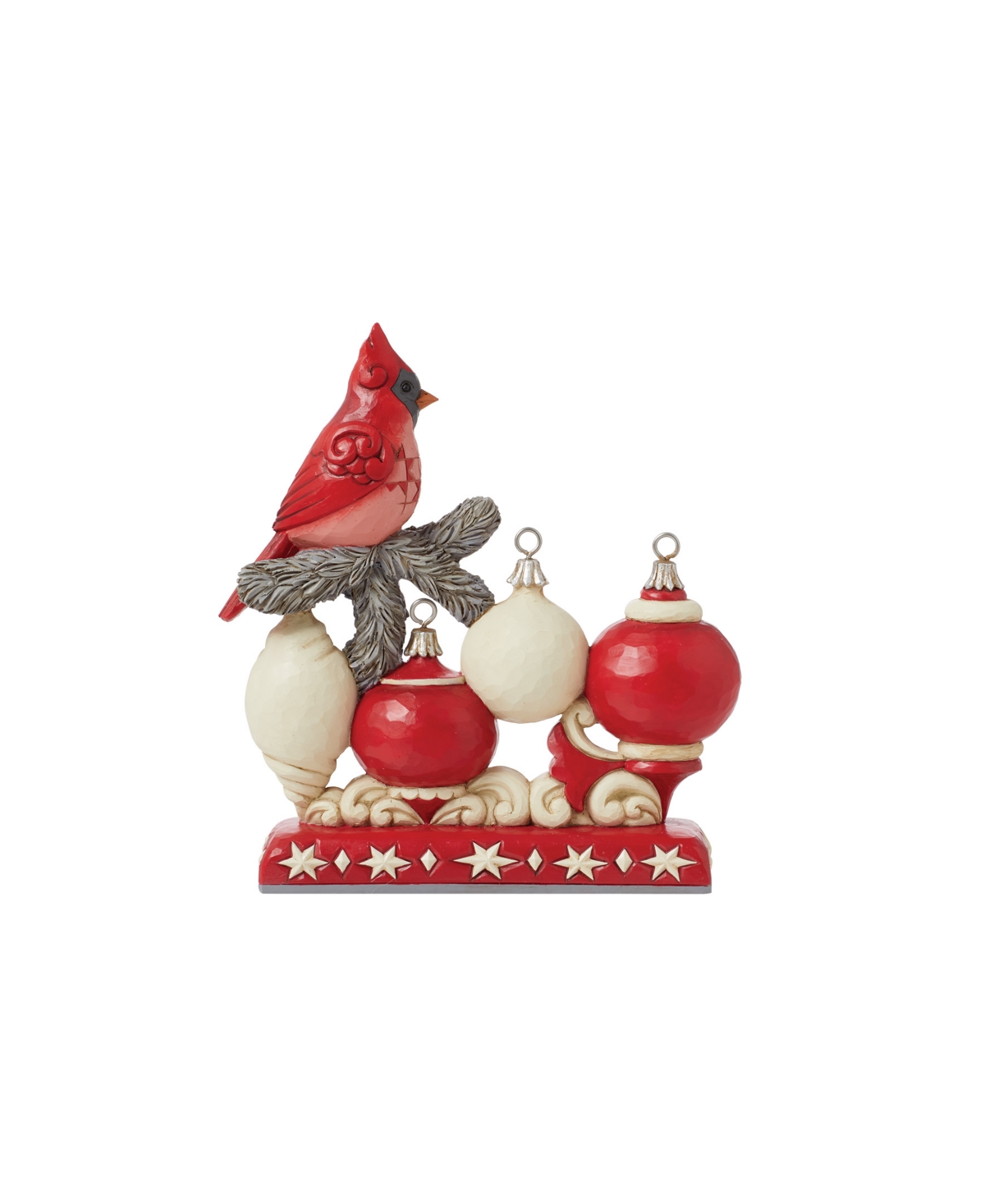 Jim Shore Nordic Noel Cardinal Figurine In Multi