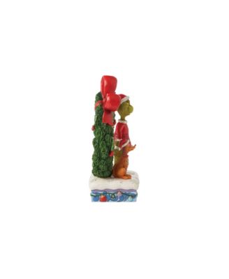 Grinch and Max in Wreath Figurine