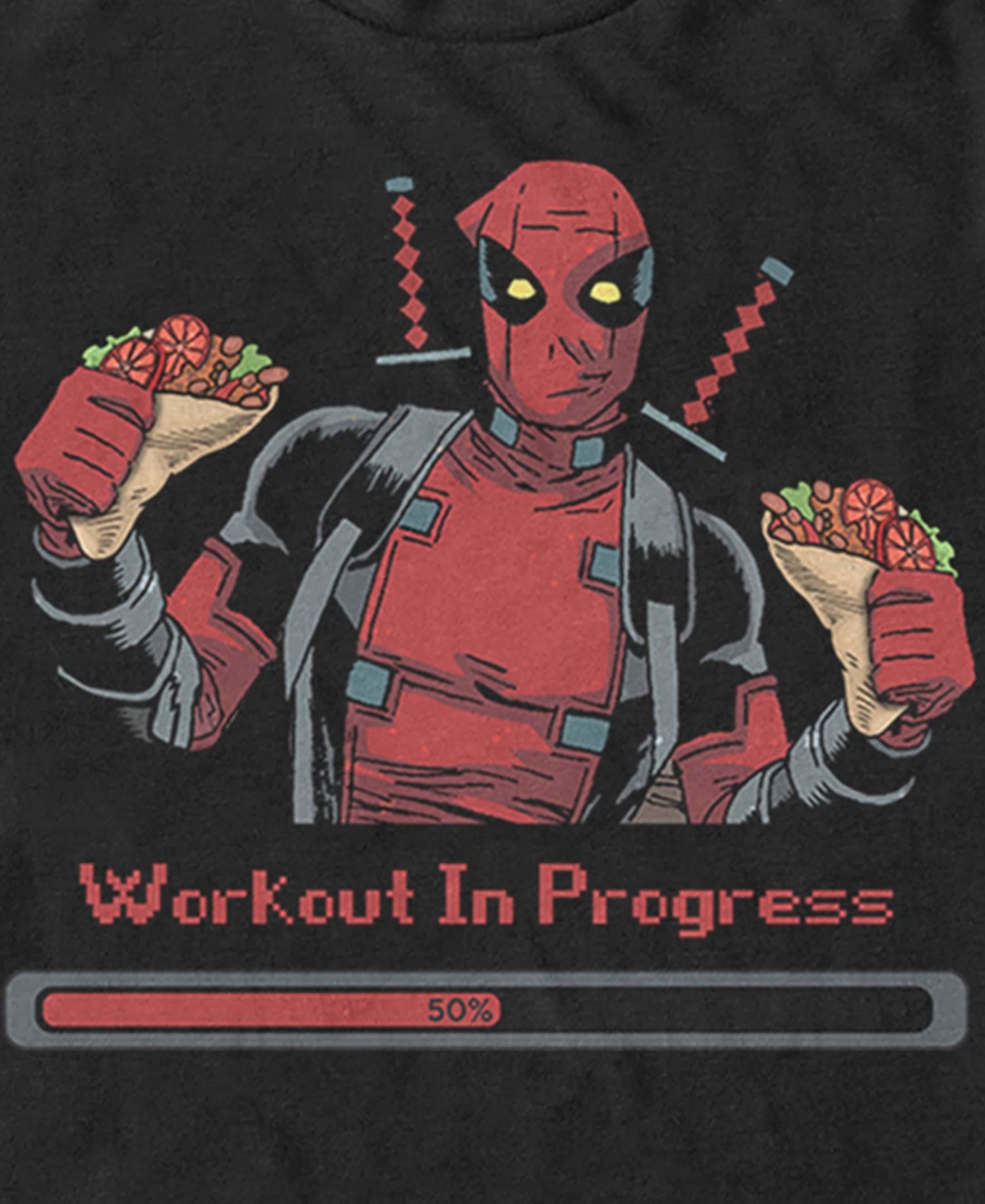 Men's DeadPool Progress Short Sleeve T-Shirt