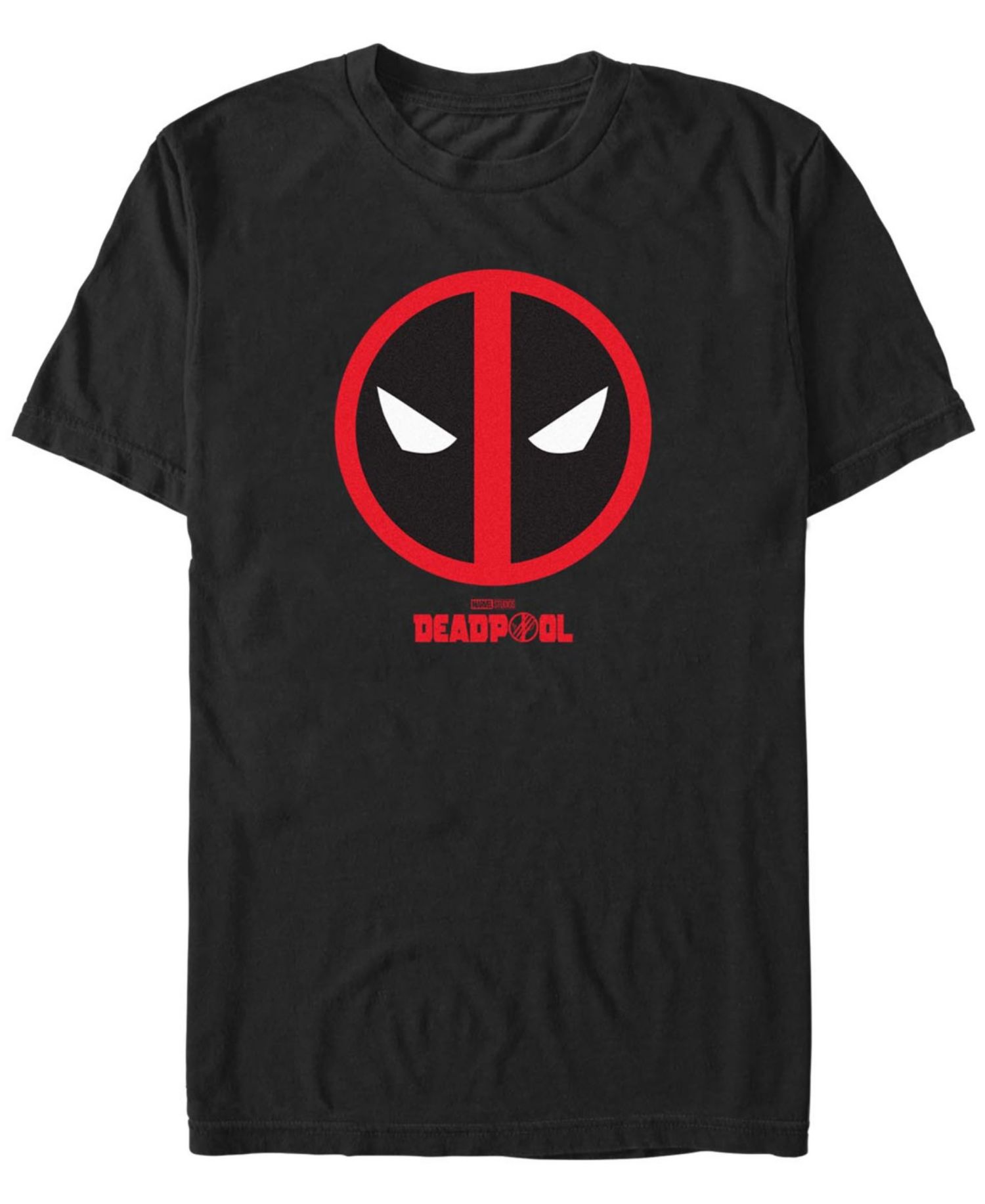 Men's Deadpool3 Emblem Fill Short Sleeve T-Shirt