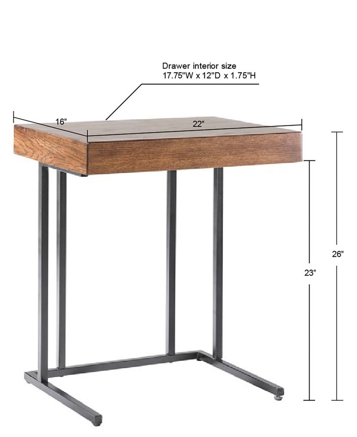 Macy's Zion Pull Up Table In Pecan,graphite