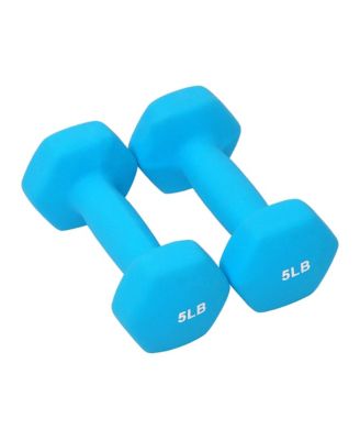 3, 5, and 8 Pound Neoprene Coated Dumbbell Set with Stand