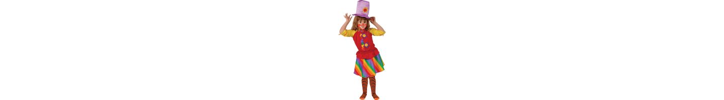 Dress Up America Clown Dress & Hat Costume Set - Kids Girls — фото 2