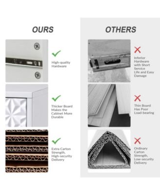 Mid-century Volkard 25'' Tall 2-Drawer End Table with a Metal Base