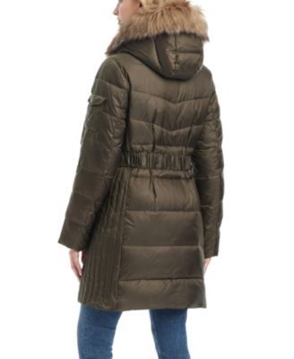 Women's Mid-Length Fitted Puffer Coat