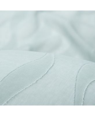 Premium Waves Voile Sheer Curtains - 2-Panel Light Filtering Curtains for Living Room, Bedroom, Kitchen - 52" x 108" - Beige