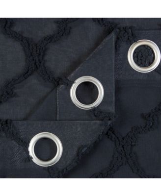 Premium 2-Panel Faux Linen Shimmer Textured Sheer Curtain Panels - for Windows Living Room Bedroom Office - Translucent Window Drapes for Home- 52 x 63 Inches Long - Taupe