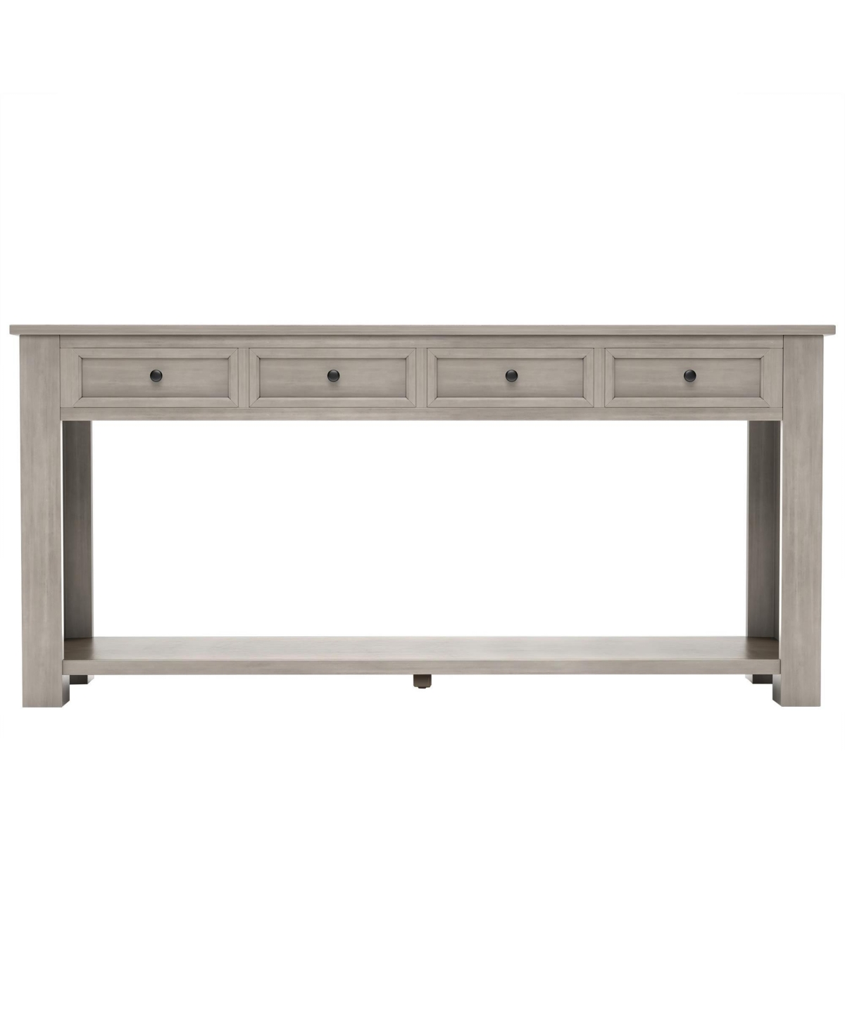 Slickblue Console Table/Sofa Table with Storage Drawers and Bottom Shelf for Entryway Hallway
