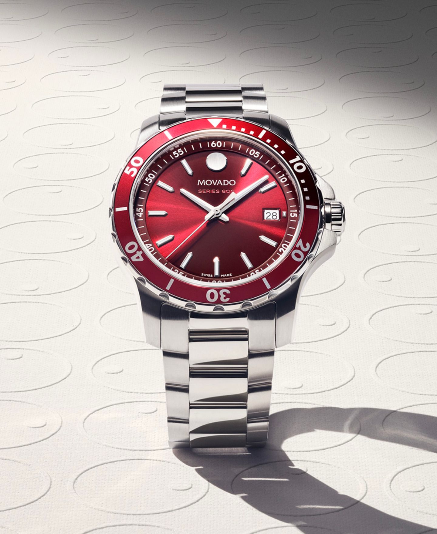 Мужские часы Movado Series 800 Swiss Quartz из нержавеющей стали, 40 мм — фото 4