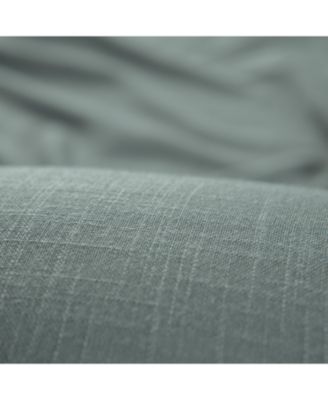 Premium 2-Panel Soft Textured Semi Sheer Grommet Curtains for Window Living Room Bedroom Kitchen Office - Light Filtering Privacy Window Treatment Drapes - 52 x 84 Inches - Java