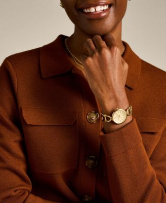 Women's Mini Carlie Three-Hand Rose Gold Stainless Steel Watch, 30mm