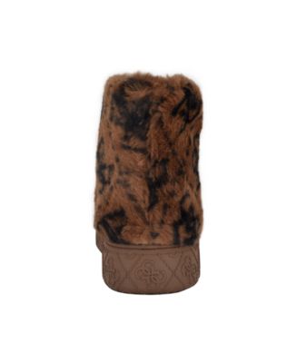 Women's United Faux Fur Slip-On Short Booties