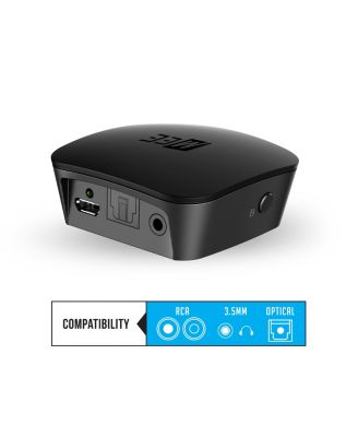 Connect T1CMA Bluetooth Transmitter & Headphones Bundle for TV