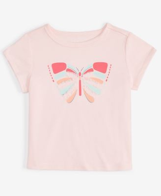 First Impressions - Baby Girls Short-Sleeve Butterfly Graphic T-Shirt