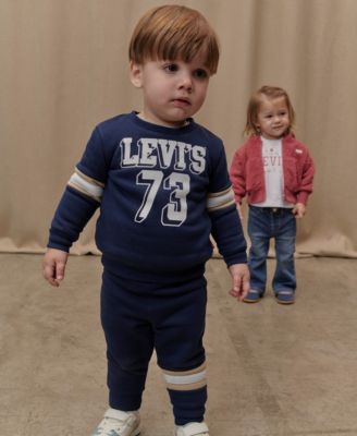 Baby Boys Varsity Crewneck Sweatshirt and Joggers, 2-Piece Set