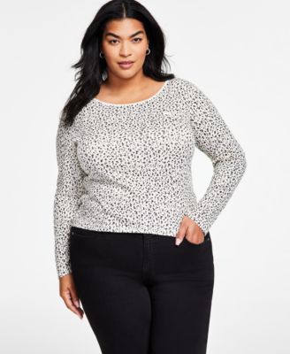 Levi's - Plus Size Honey Printed Long-Sleeve Top