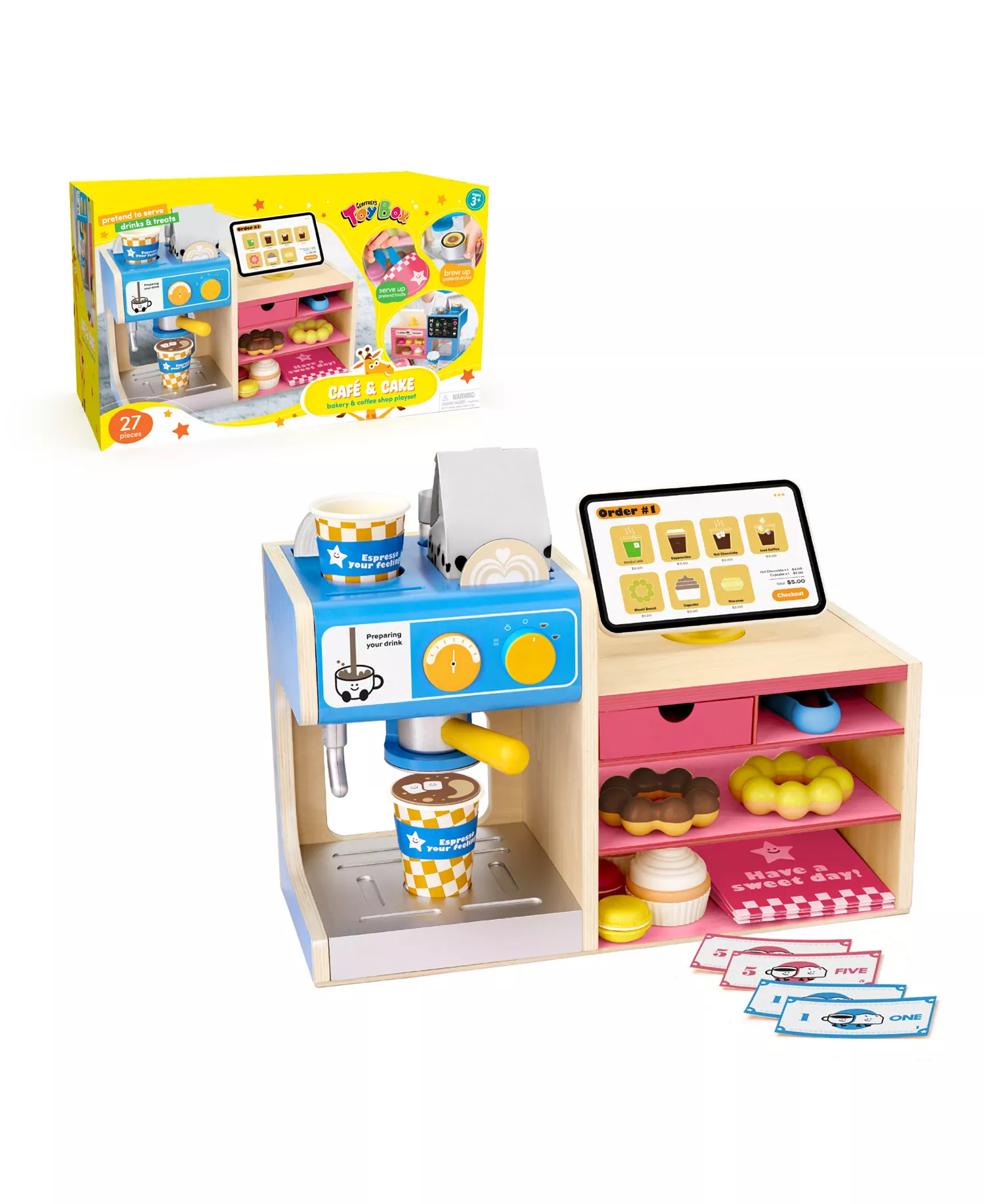 A kids coffee shop playest with box