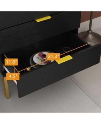 Minimalist style white double door wardrobe, bedroom Armoire, wooden Closet