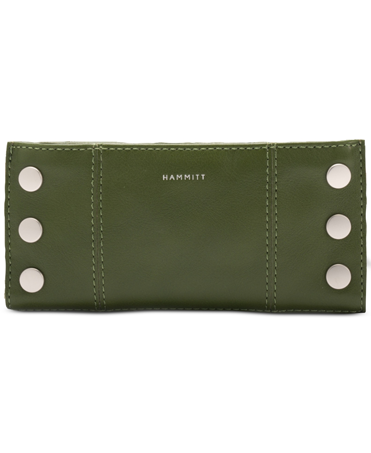 Hammitt 110 North Leather Wallet In Dark Green