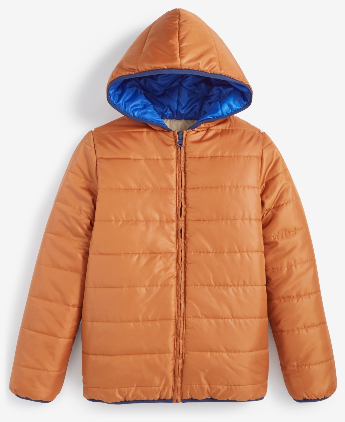 Epic Threads Little & Big Boys Colorblocked Reversible Hooded Puffer Jacket, Created for Macy's