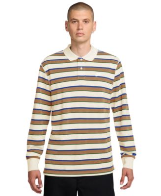 Ralph Lauren POLO GOLF Short Sleeve Striped Polo Shirt Men's Size L Pima Cotton blue type Vintage Second Hand main image 1