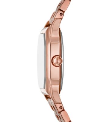 Women's Harlow Three-Hand Rose Gold-Tone Stainless Steel Watch, 27mm