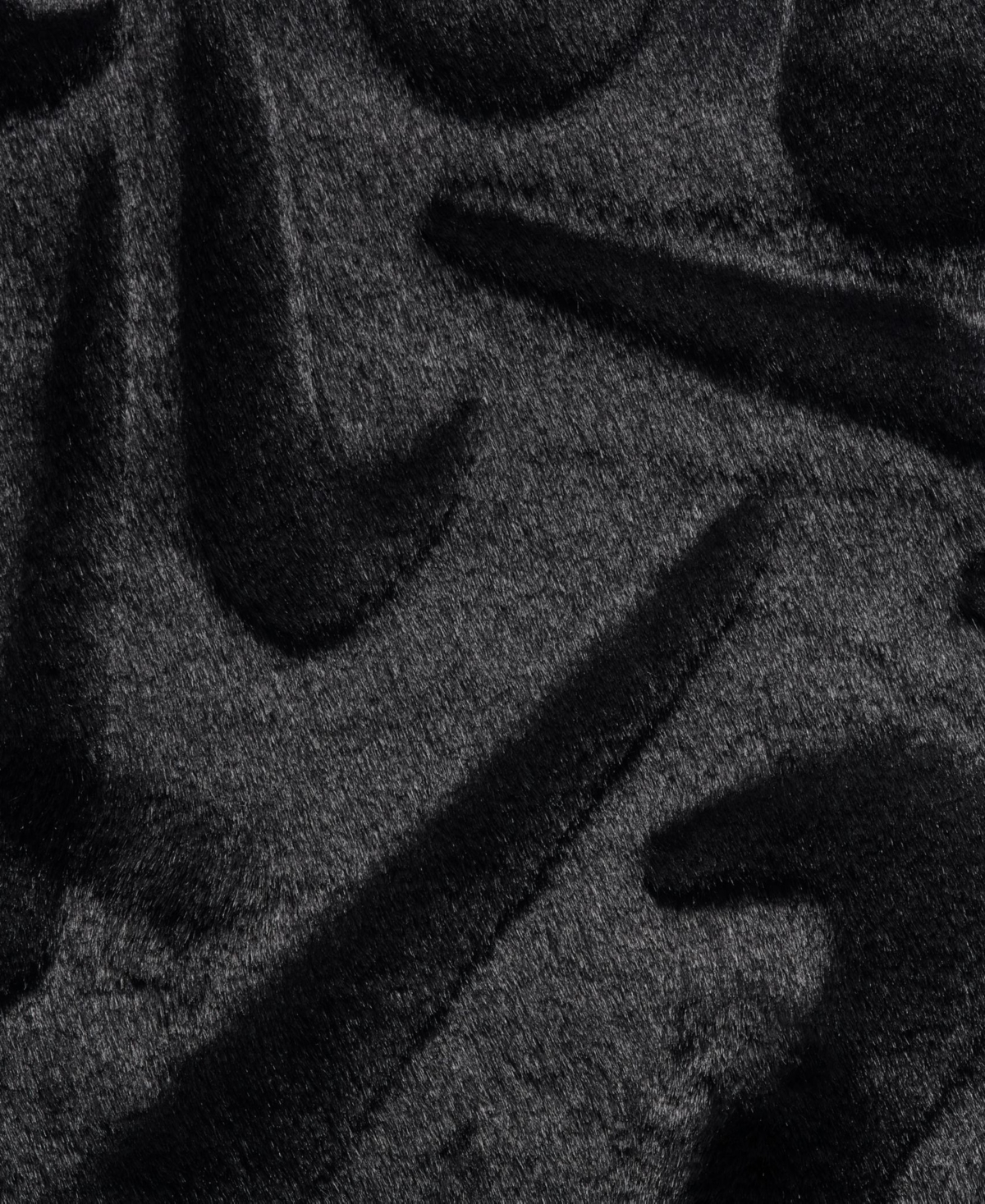 Nike Sportswear Unisex Futura Faux Fur Mini Backpack In Black