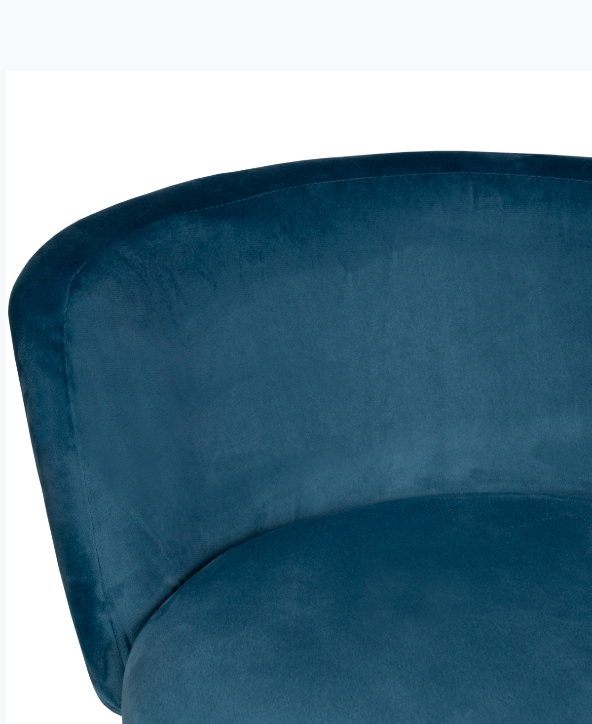 Hillsdale 25" Metal Marisol Vanity Stool In Blue