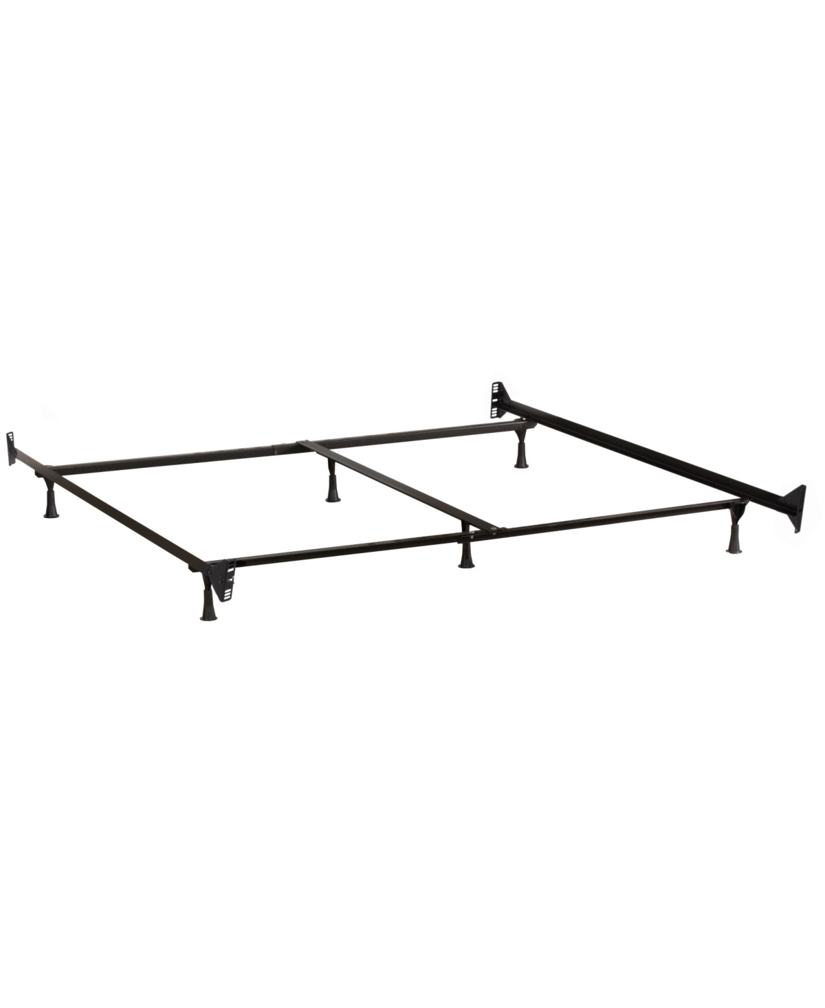 Hillsdale 57" Metal Queen/king Bed Frame In Black