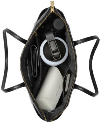 Marilyn Medium Top-Zip Leather Tote