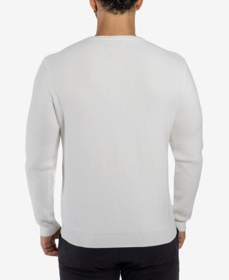 Men's Ribbed Crew Neck Sweater