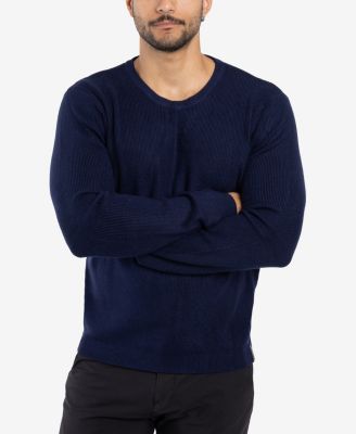 Men's Ribbed Crew Neck Sweater
