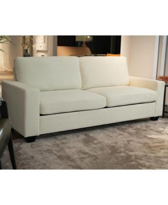 83" Beige Corduroy Sofa Comfy 3-Seater with Deep Seat, Removable Cushions & Sleeper Function, Ideal for Living Room or Apartment