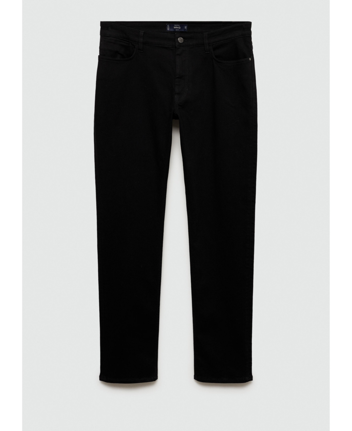 Mango Men's Ultra Soft Touch Patrick Jeans In Black Denim