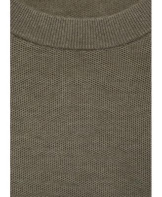 Men's Fine-Knit Cotton Sweater
