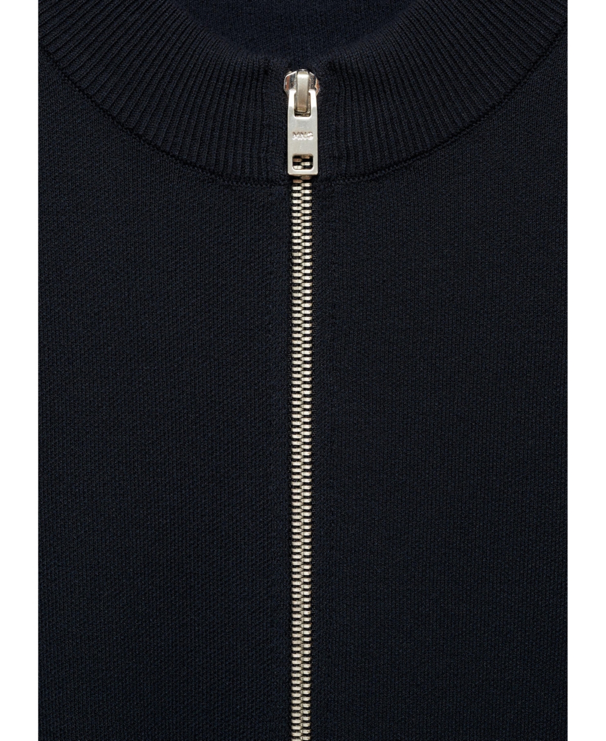 Mango Men's Zipped Knit Cardigan