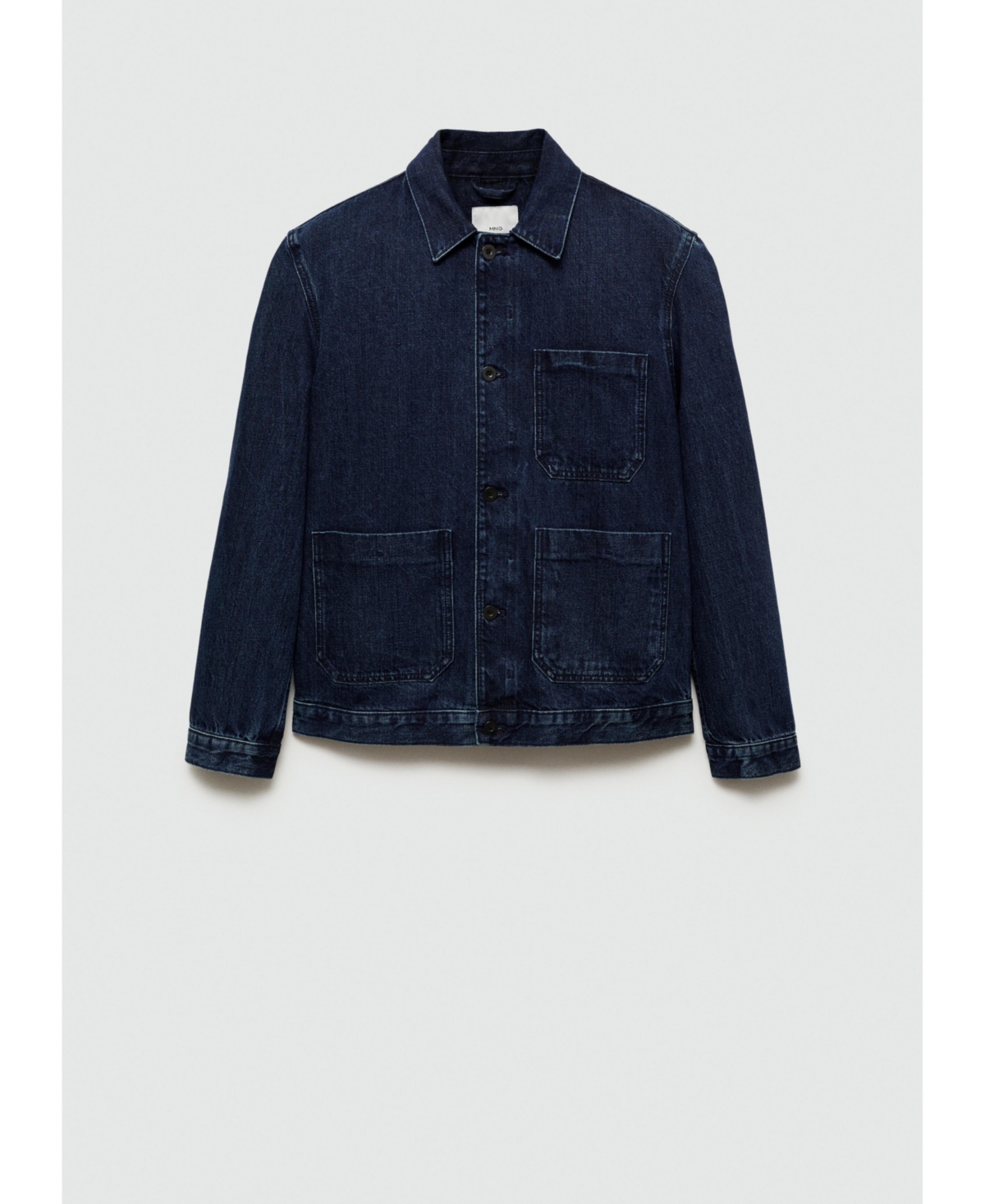 MANGO MEN'S POCKETED DENIM JACKET 