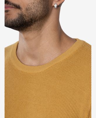 Men's Ribbed Crew Neck Sweater