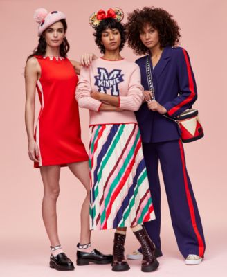 Disney | Macy's Women's Minnie Majorette Double-Breasted Boyfriend Blazer, Created for Macy's