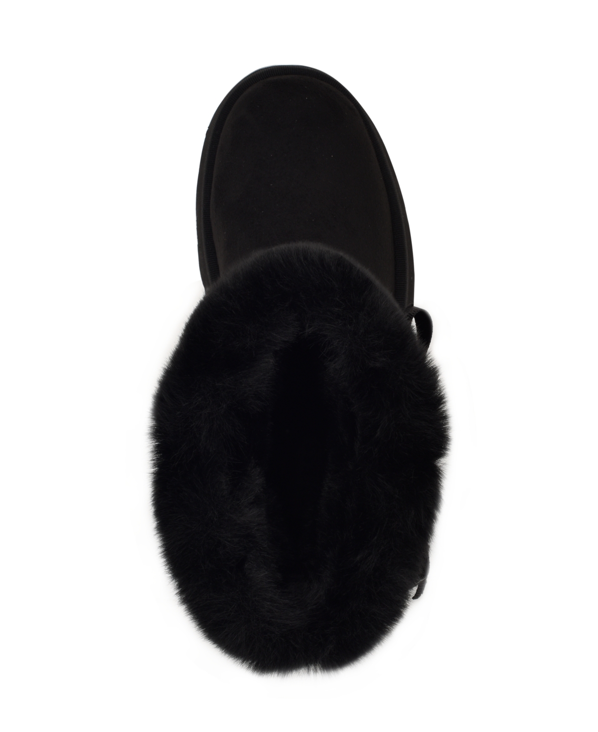 Guess Women's Denla Cold Weather Faux Fur Cozy Booties In Black