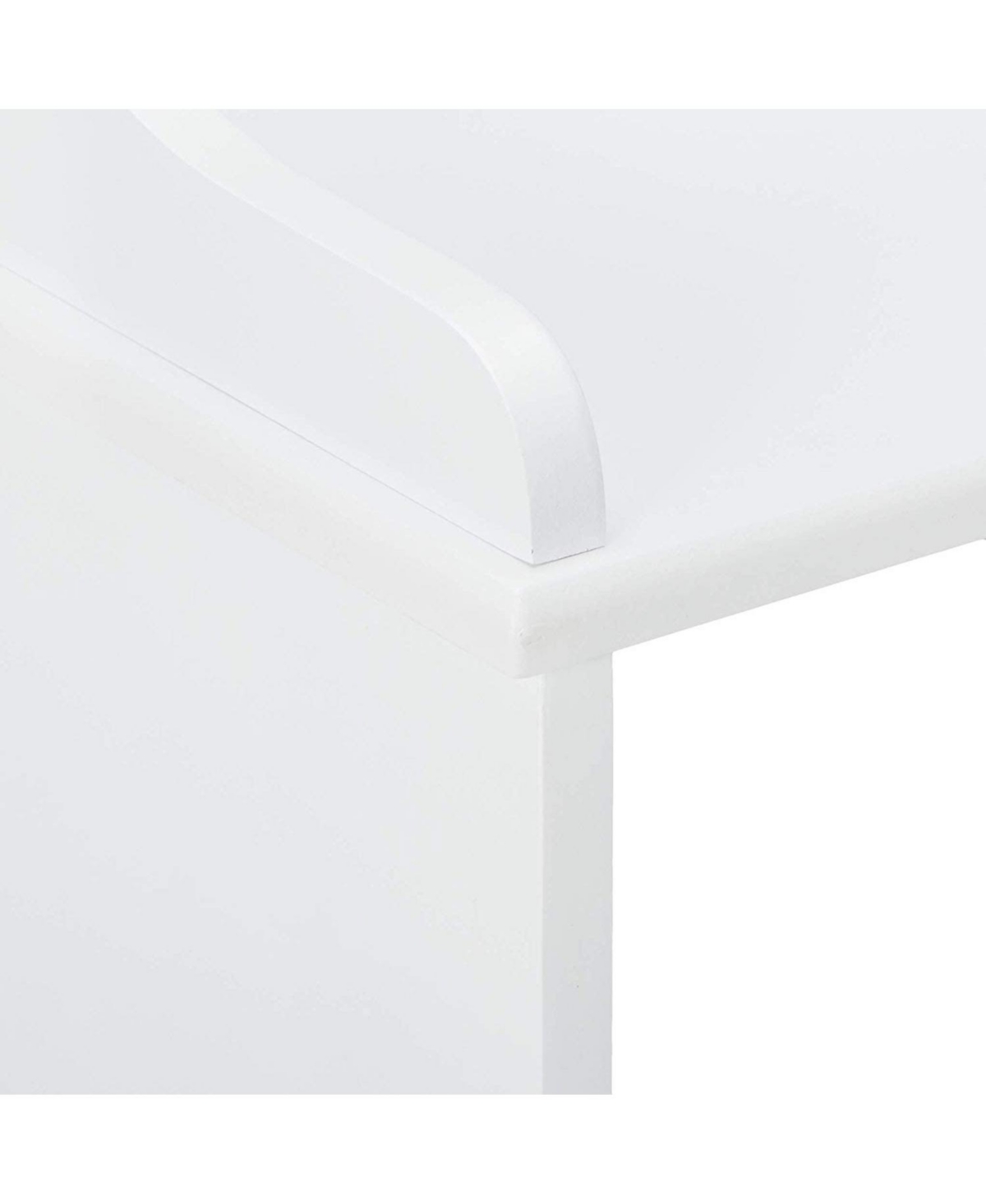 Kings Brand FurnitureWood Children's 2-shelf Bookcase Display Cabinet - White