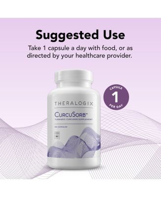 CurcuSorb Turmeric Curcumin Supplement 90-Day Supply