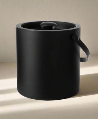 Ebony Double Walled Ice Bucket, 96 oz.