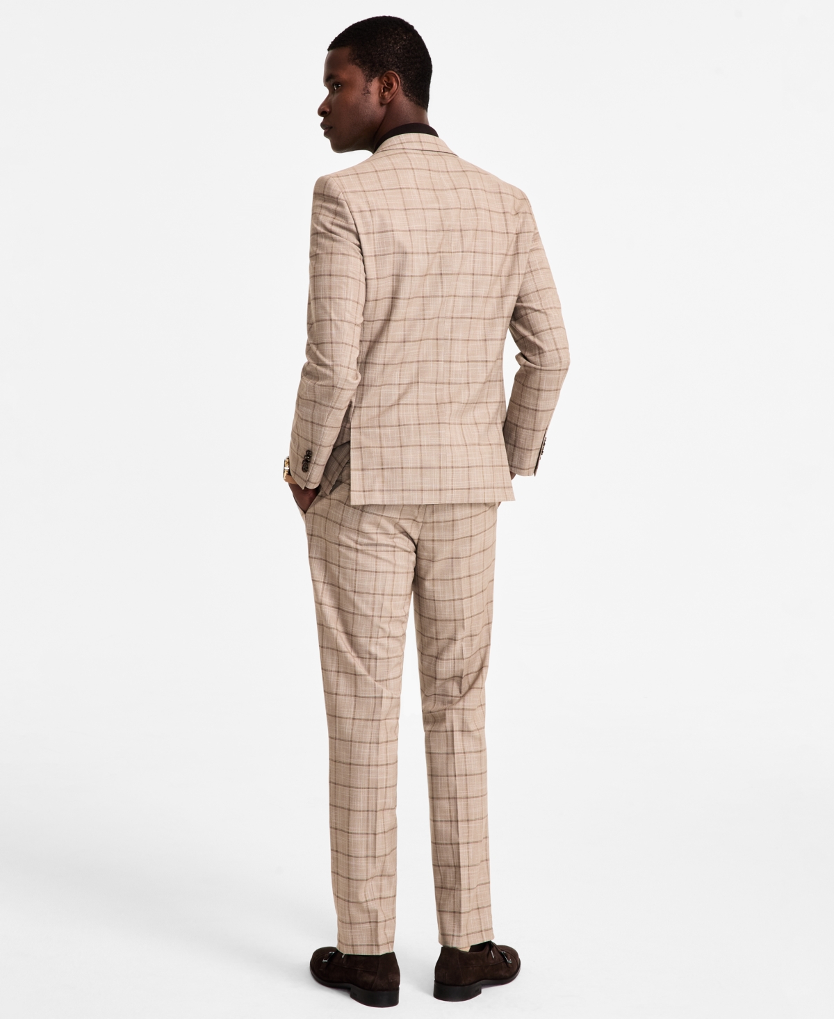 NICK GRAHAM MEN'S SLIM-FIT STRETCH SUIT 