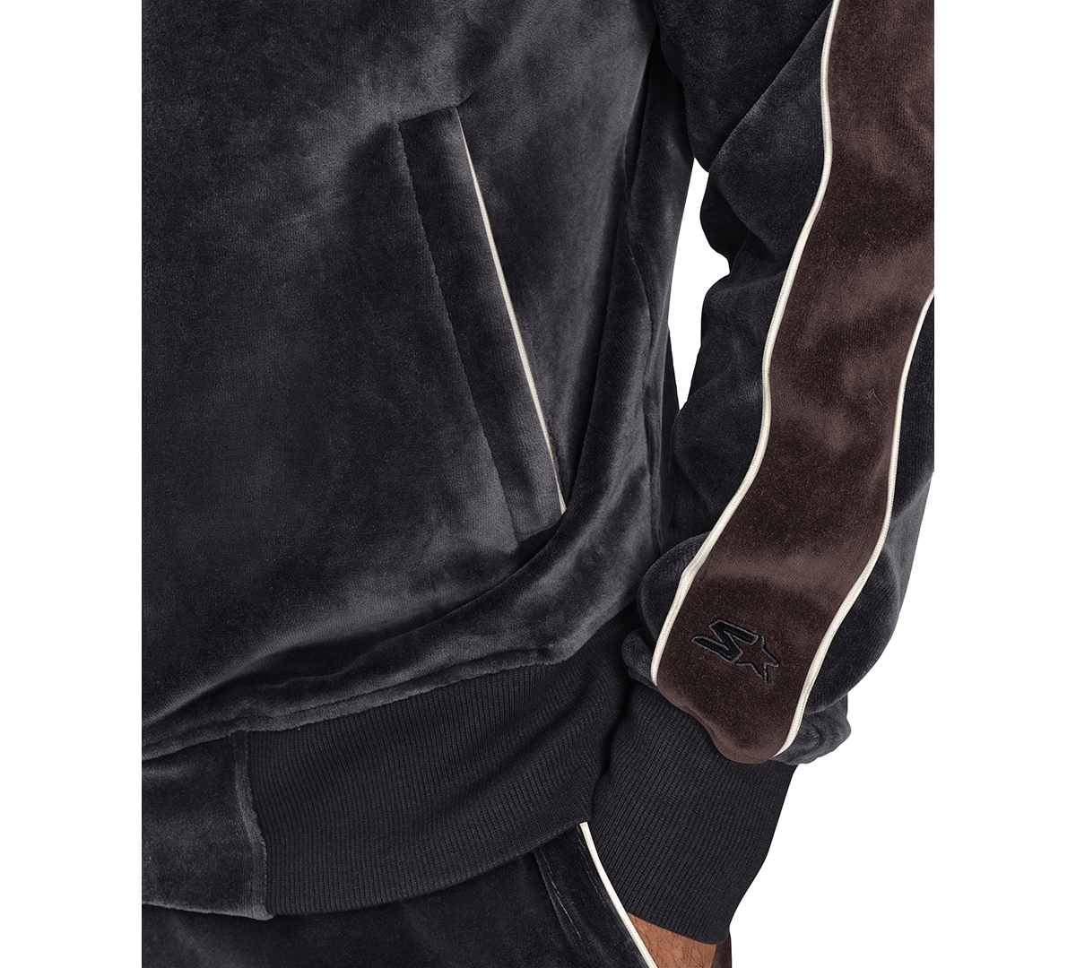 Starter Men's Velour Track Jacket