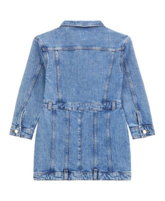 chinese dress ladies Guess Factory Eco Deanna Belted Denim Dress main image 1