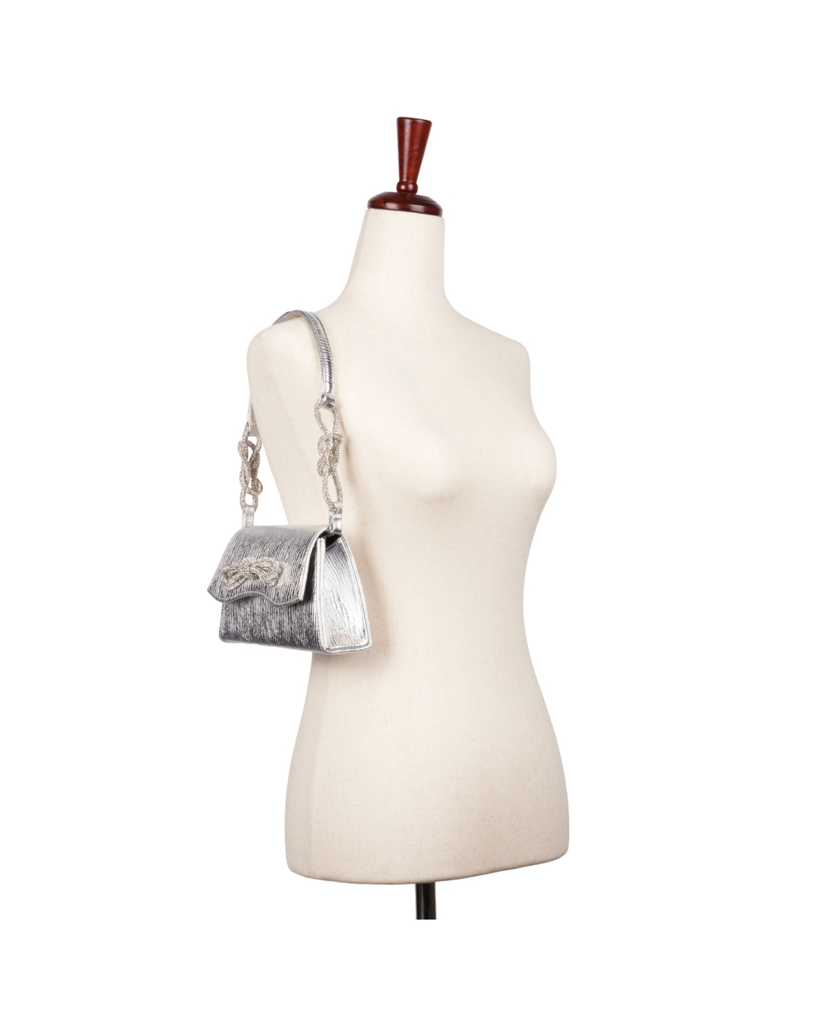 Olivia Miller Lena Shoulder Bag In Silver