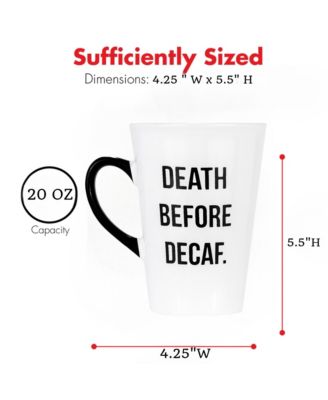 Death Before Decaf Coffee Mug
